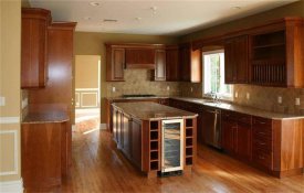 【新思路裝飾】廚房裝修使用櫥櫃大理石台麵